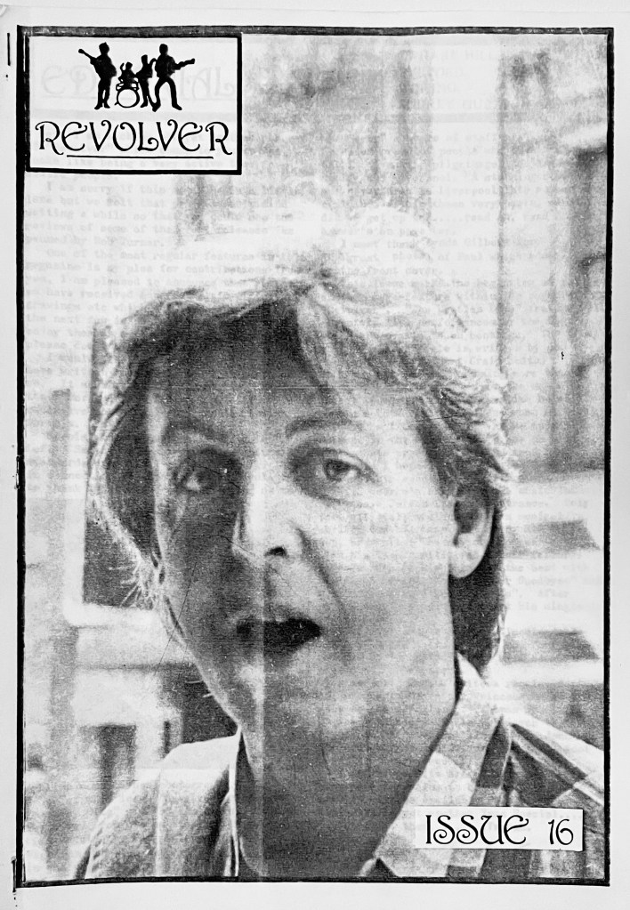 Revolver Beatle Fanzine Issue 16